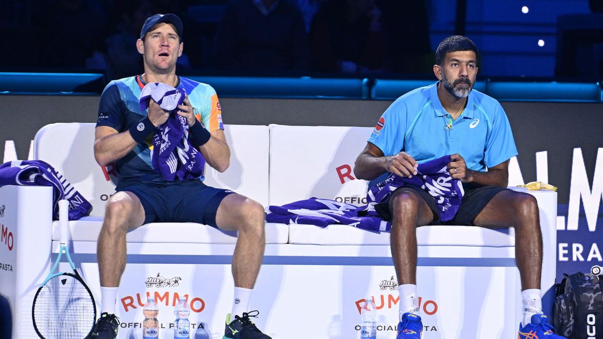 PAP/EPA / Alessandro di Marco / Na zdjęciu: Matthew Ebden (z lewej) i Rohan Bopanna