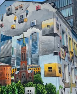 Nowy mural w Warszawie. Nie tylko wygląda, robi też inną niesamowitą rzecz