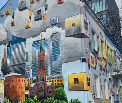 Nowy mural w Warszawie. Nie tylko wygląda, robi też inną niesamowitą rzecz