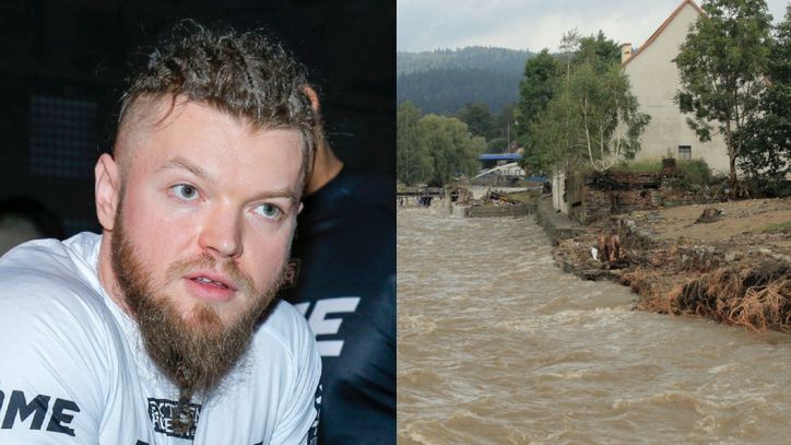 Sylwester Wardęga zorganizował zbiórkę dla powodzian