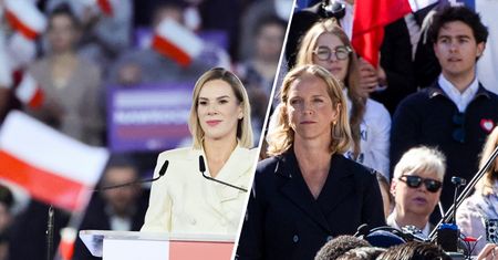Nawrocka kontra Trzaskowska. Tak wyglądały i mówiły na wiecach