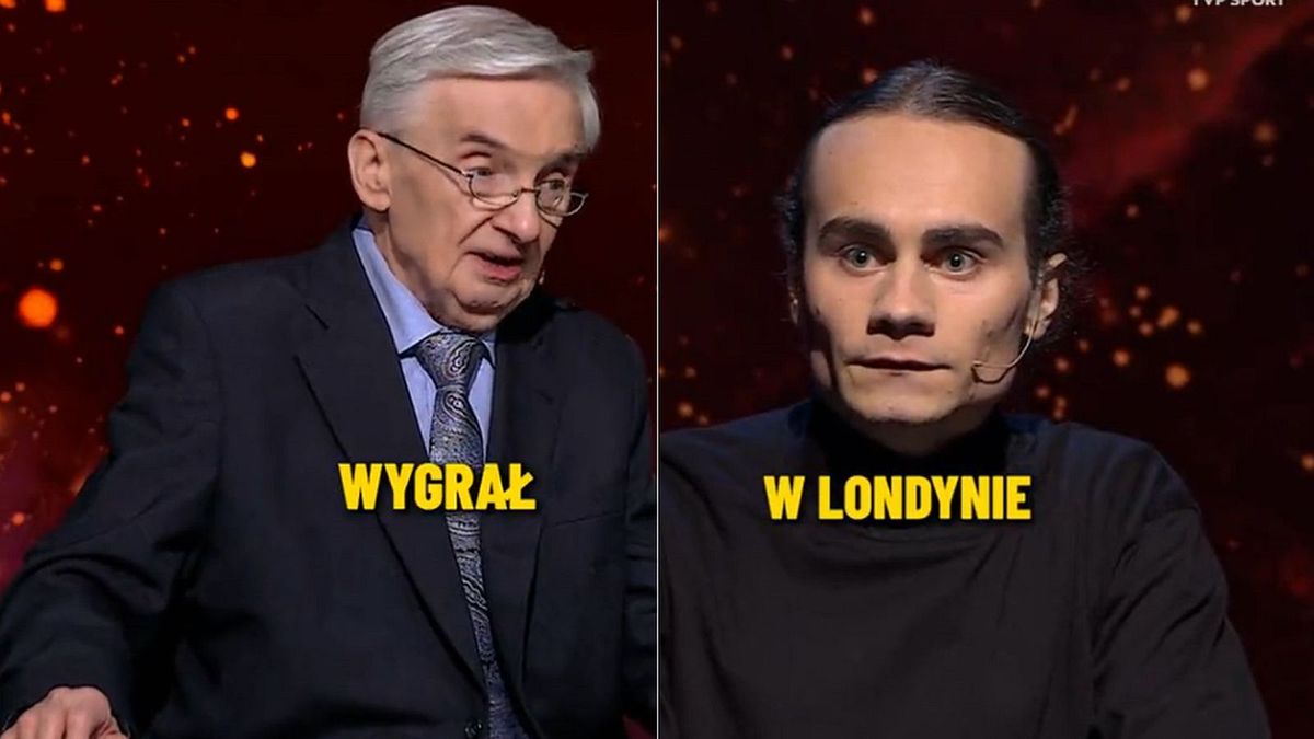 Twitter / twitter.com/sport_tvppl / Na zdjęciu: fragmenty teleturnieju TVP 