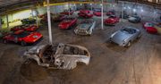 20 ferrari ze stodoły trafi na aukcję. To prawdziwe rarytasy