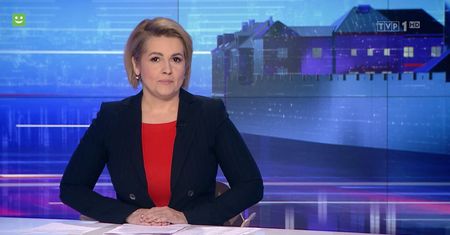 "Wiadomości" TVP o "zamachu na media". Pojawiły się czarne plansze