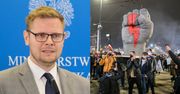 Wiceminister Sprawiedliwości grozi organizatorkom protestów OŚMIOMA LATAMI WIĘZIENIA: "Będą traktowane jak przestępcy"