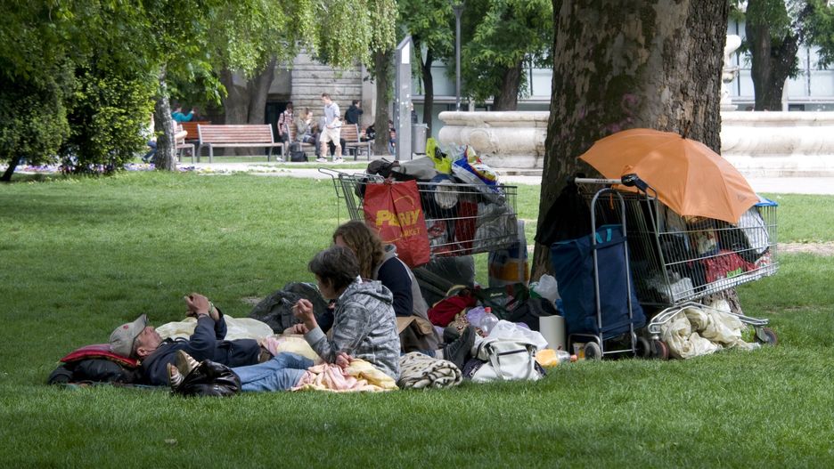 Bezdomni w Budapeszcie