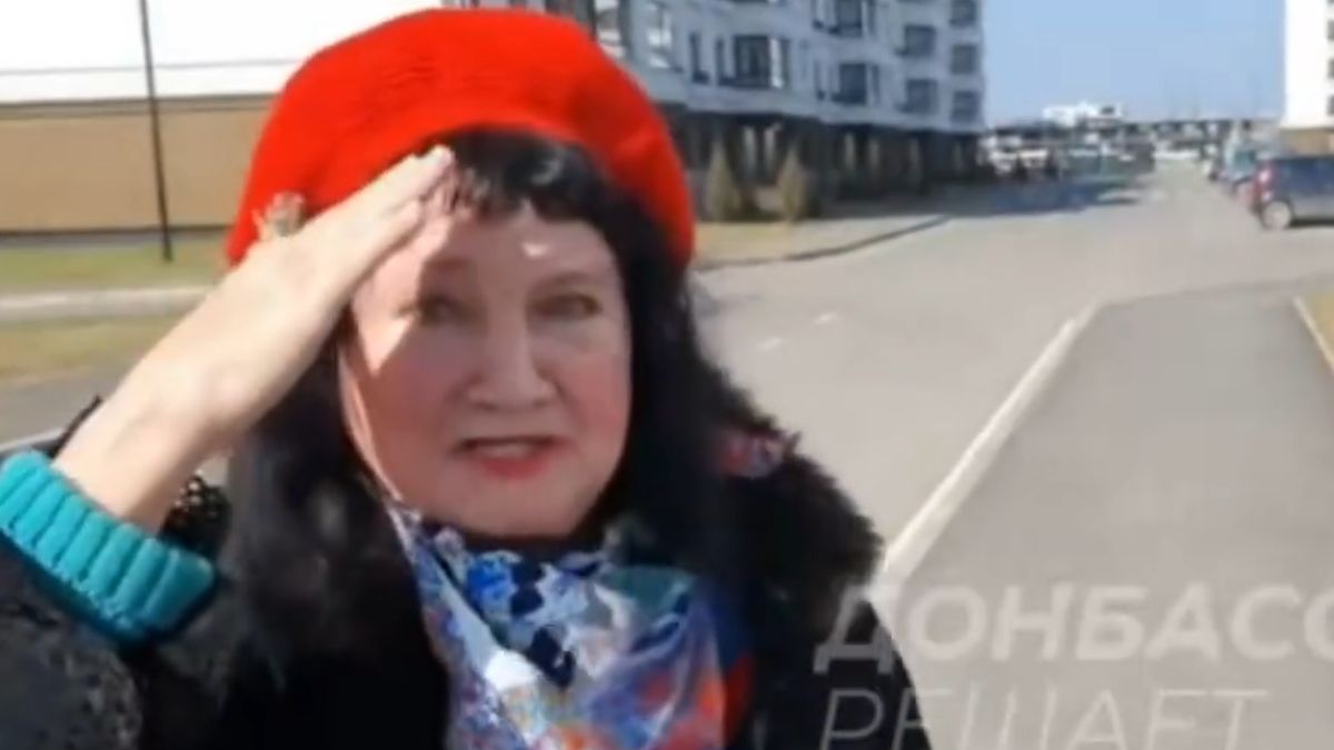 Pokazowe nagranie z Mariupola