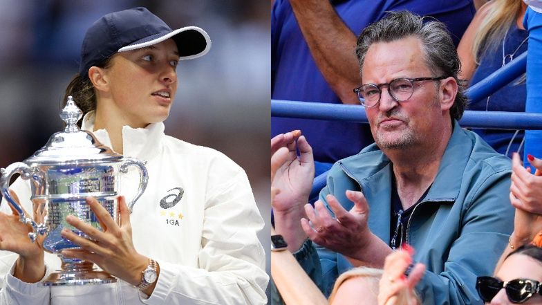 Matthew Perry był na meczu Igi Świątek. Tak później pisał o Polce