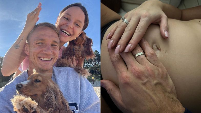 Jakub Rzeźniczak i Paulina Rzeźniczak spodziewają się dziecka