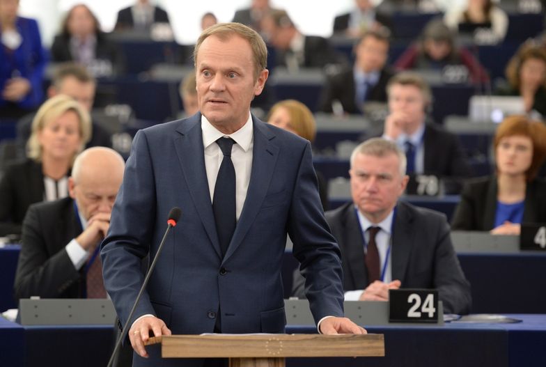 Donald Tusk w Parlamencie Europejskim o Schengen, Rosji i górnikach