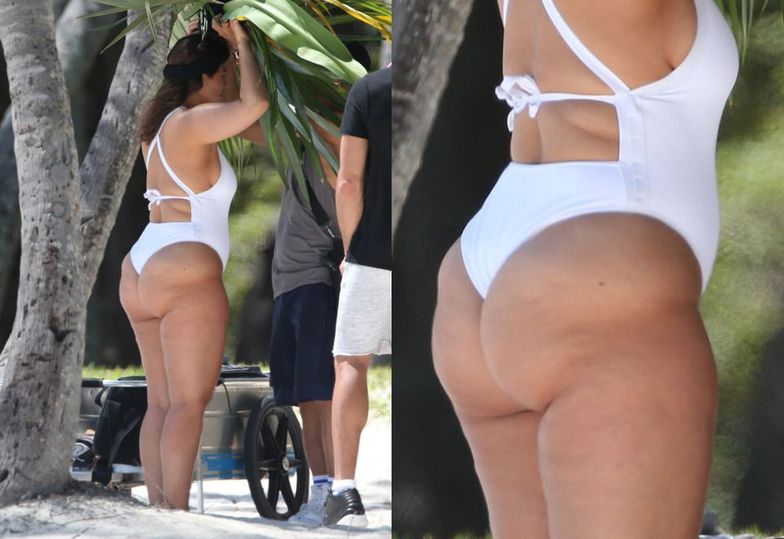 Ashley Graham na planie sesji