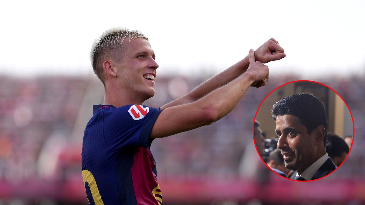 Getty Images / Na zdjęciu: Dani Olmo może odejść z Barcelony za darmo