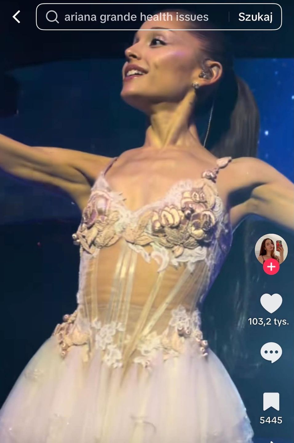 Niepokojąco szczupła Ariana Grande