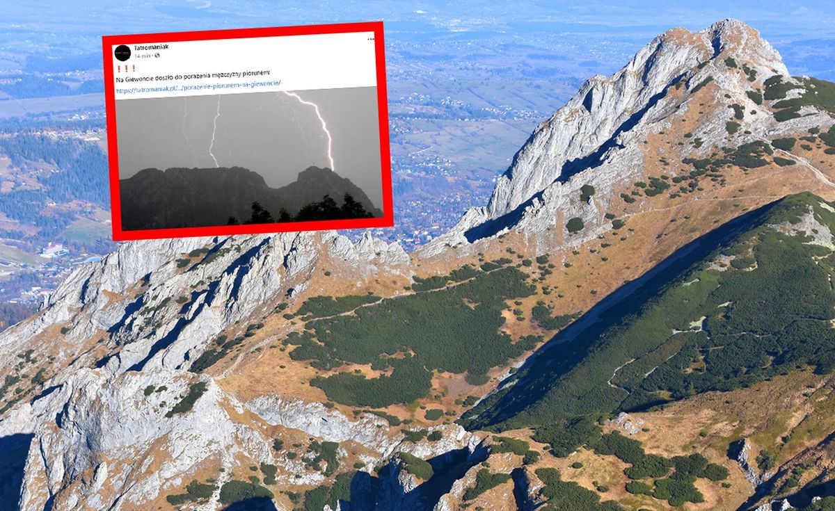 Turystę w Tatrach poraził piorun/ Zdjęcie ilustracyjne
