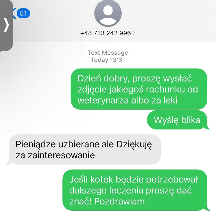 Dziecko podjęło się pracy, żeby uzbierać na leczenie kota