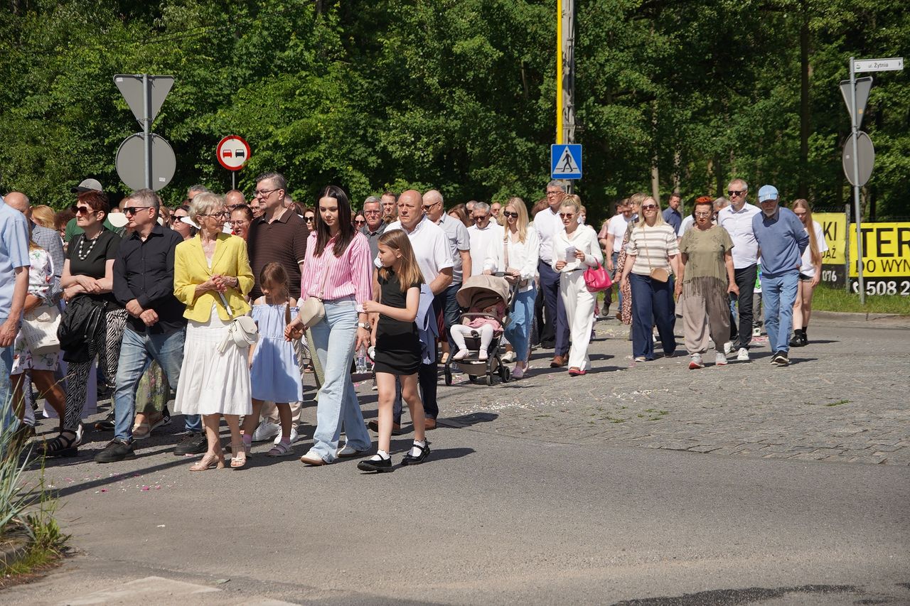 Boże Ciało, Procesja Parafia pw.  Św Rafała Kalinowskiego w Pile