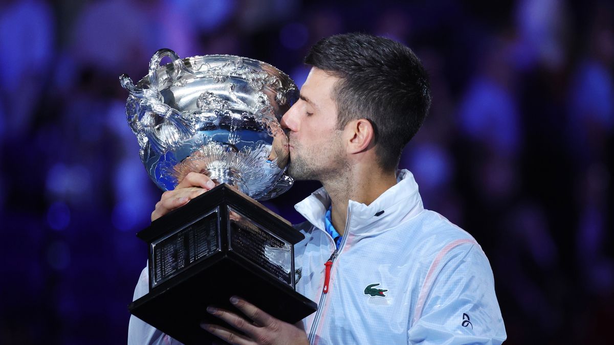 PAP/EPA / Fazry Ismail / Na zdjęciu: Novak Djoković, mistrz Australian Open 2023