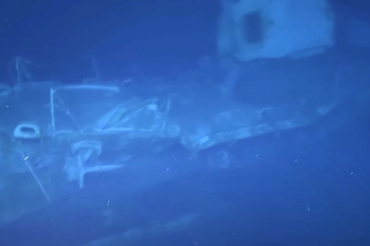 USS Samuel B Roberts zatonął w 1944 roku po bitwie w zatoce Leyte 