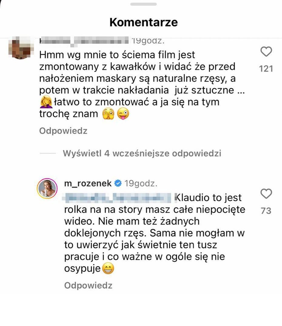 Rozenek odpowiada fance 