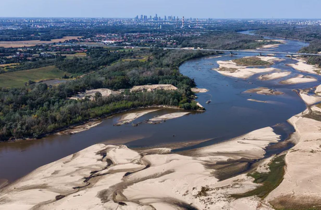 Wisła ją nagle odsłoniła. Niecodzienne odkrycie w Warszawie