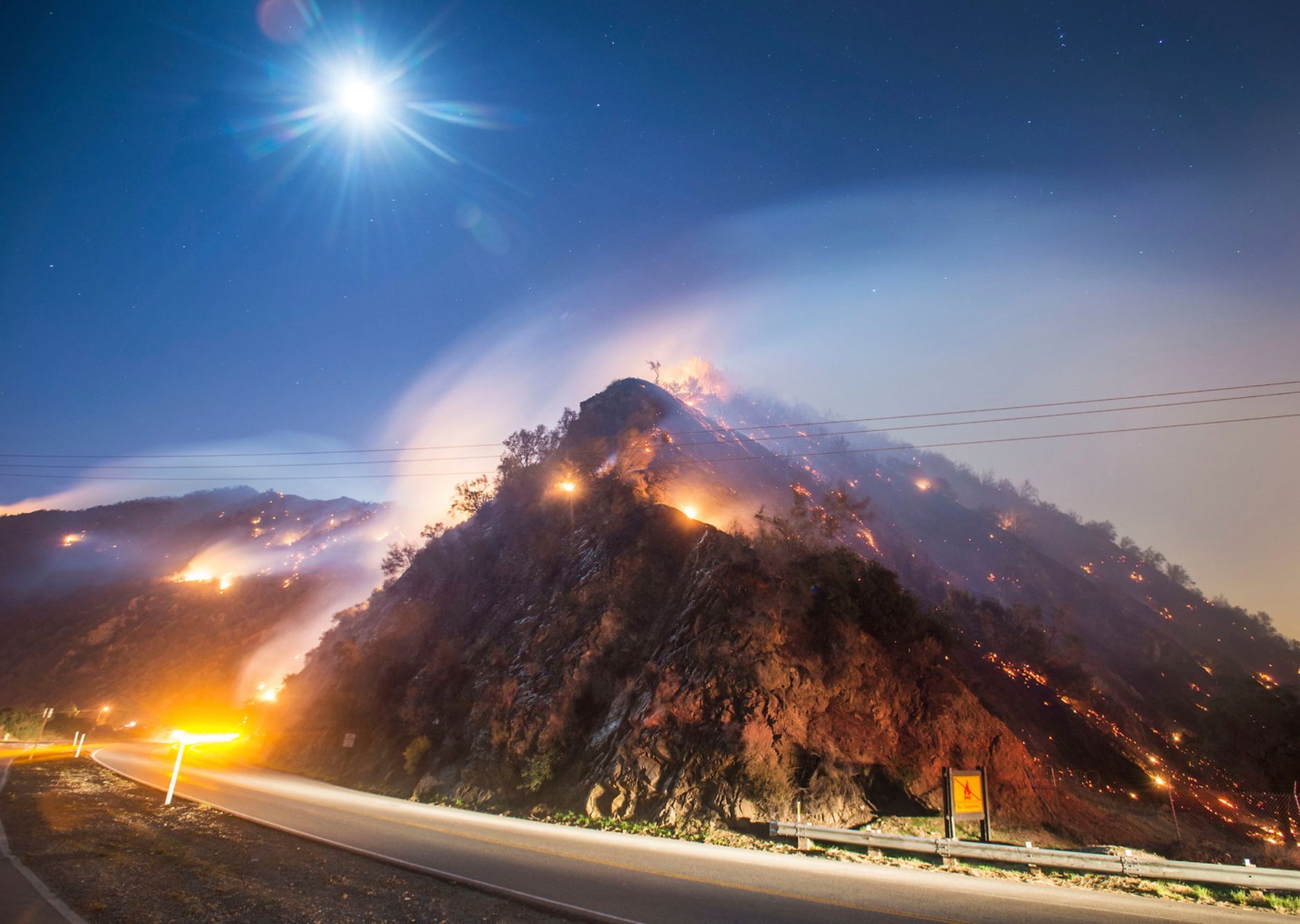 Dla fotografa płonący las może być piękny 15