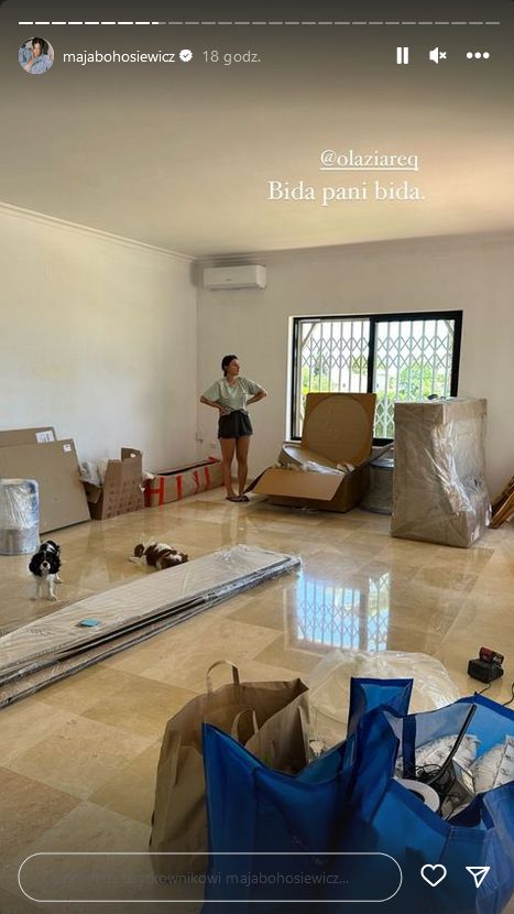 Maja Bohosiewicz relacjonuje remont hiszpańskiego gniazdka