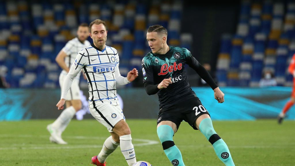 Getty Images / Carlo Hermann  / Na zdjęciu: Piotr Zieliński i Christian Eriksen