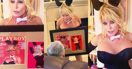 Dolly Parton odtworzyła mężowi na urodziny swoją okładkę "Playboya": "Po 57 latach wciąż myśli, że jestem GORĄCĄ LASKĄ"