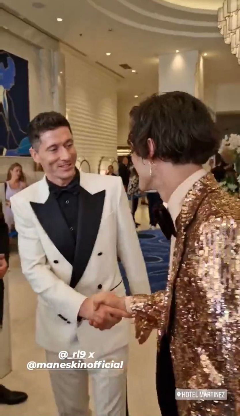 Robert Lewandowski i Damiano David