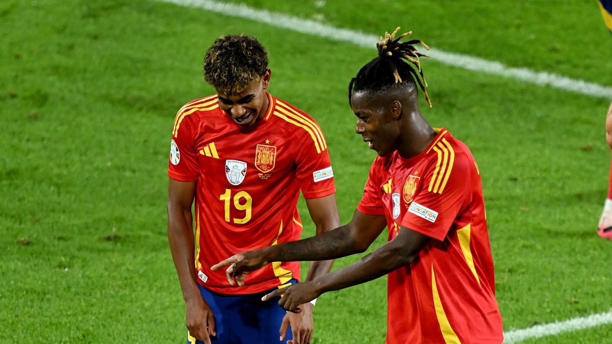 Zdjęcie okładkowe artykułu: Getty Images / Alexander Scheuber / UEFA / Na zdjęciu: Lamine Yamal i Nico Williams