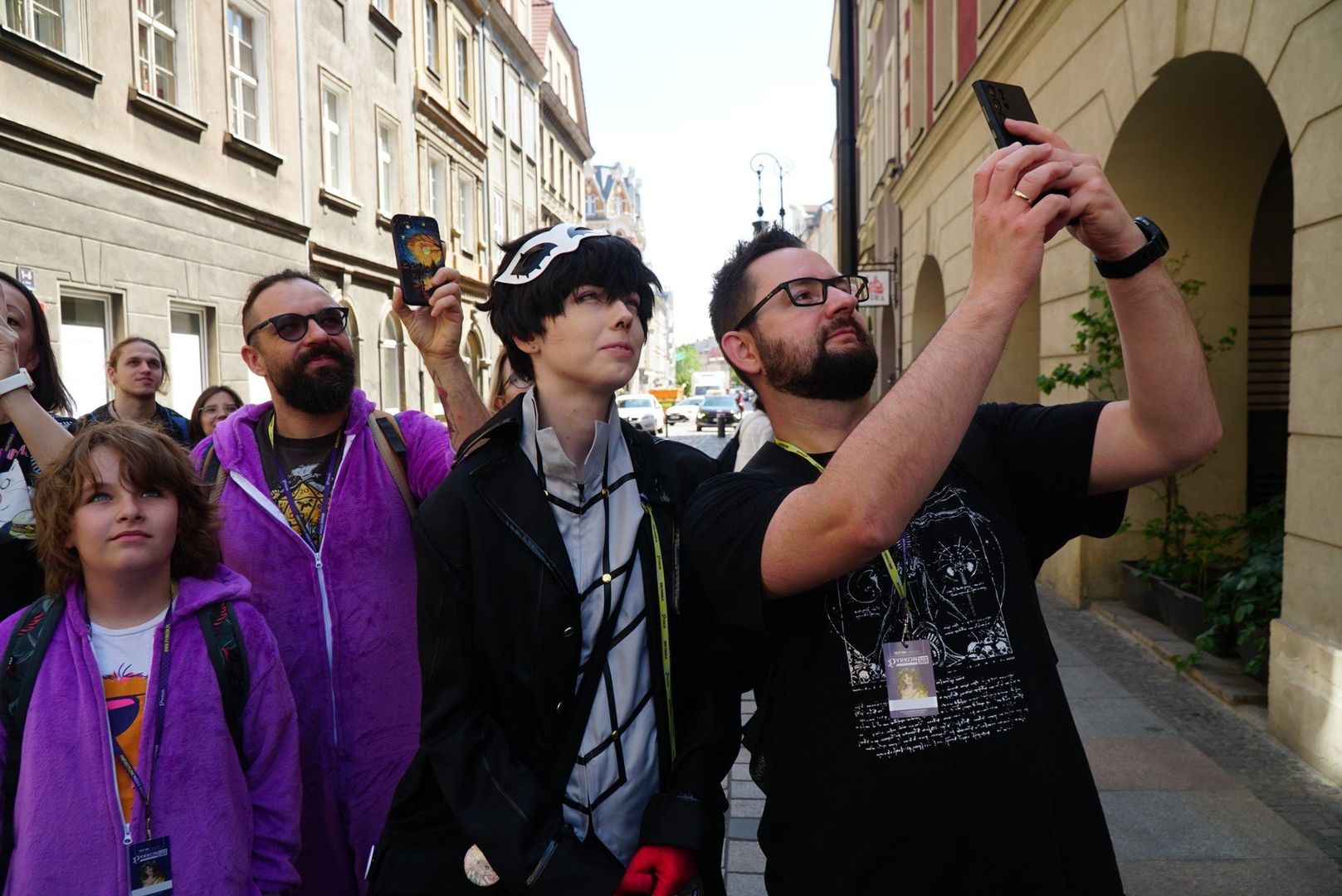 Cosplayerzy na ulicach Poznania