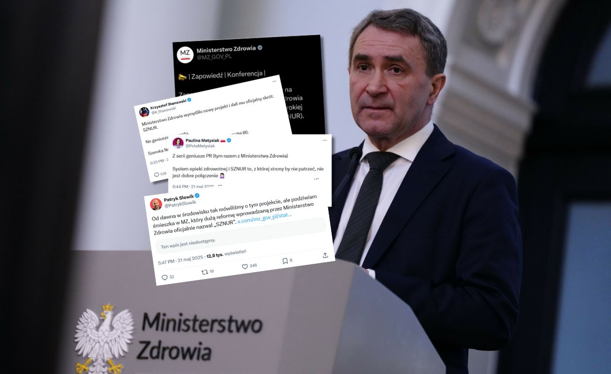 Założenia projektu SZNUR ma przedstawić wiceminister zdrowia Mar