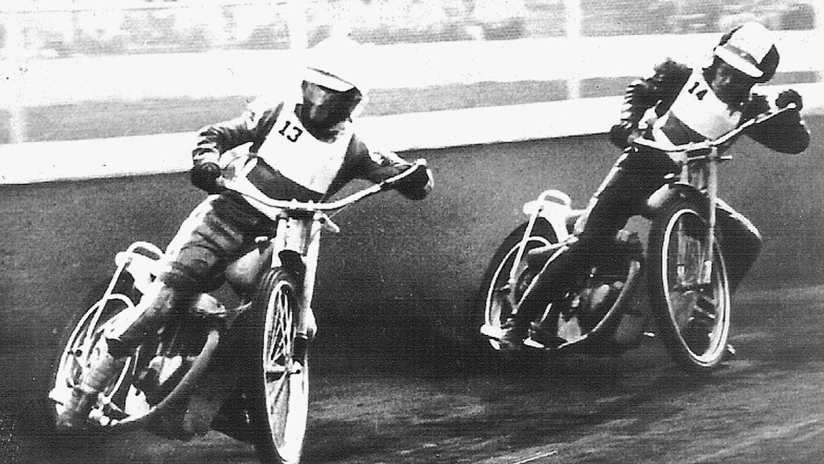 Archiwum prywatne / Stefan Smołka / Edward Jancarz i Piotr Bruzda, srebrni medaliści MŚP 1975 