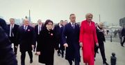 Prezydent z żoną podczas uroczystości. Nagranie hitem w sieci