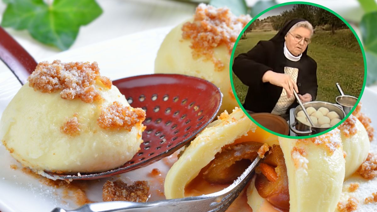 Siostra Aniela robi najlepsze knedle ze śliwkami. Palce lizać!
