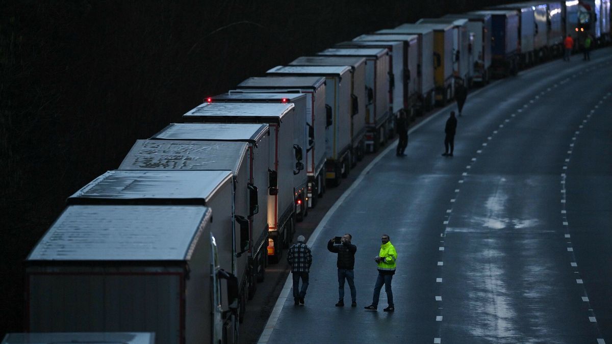 Korki w brytyjskim Dover