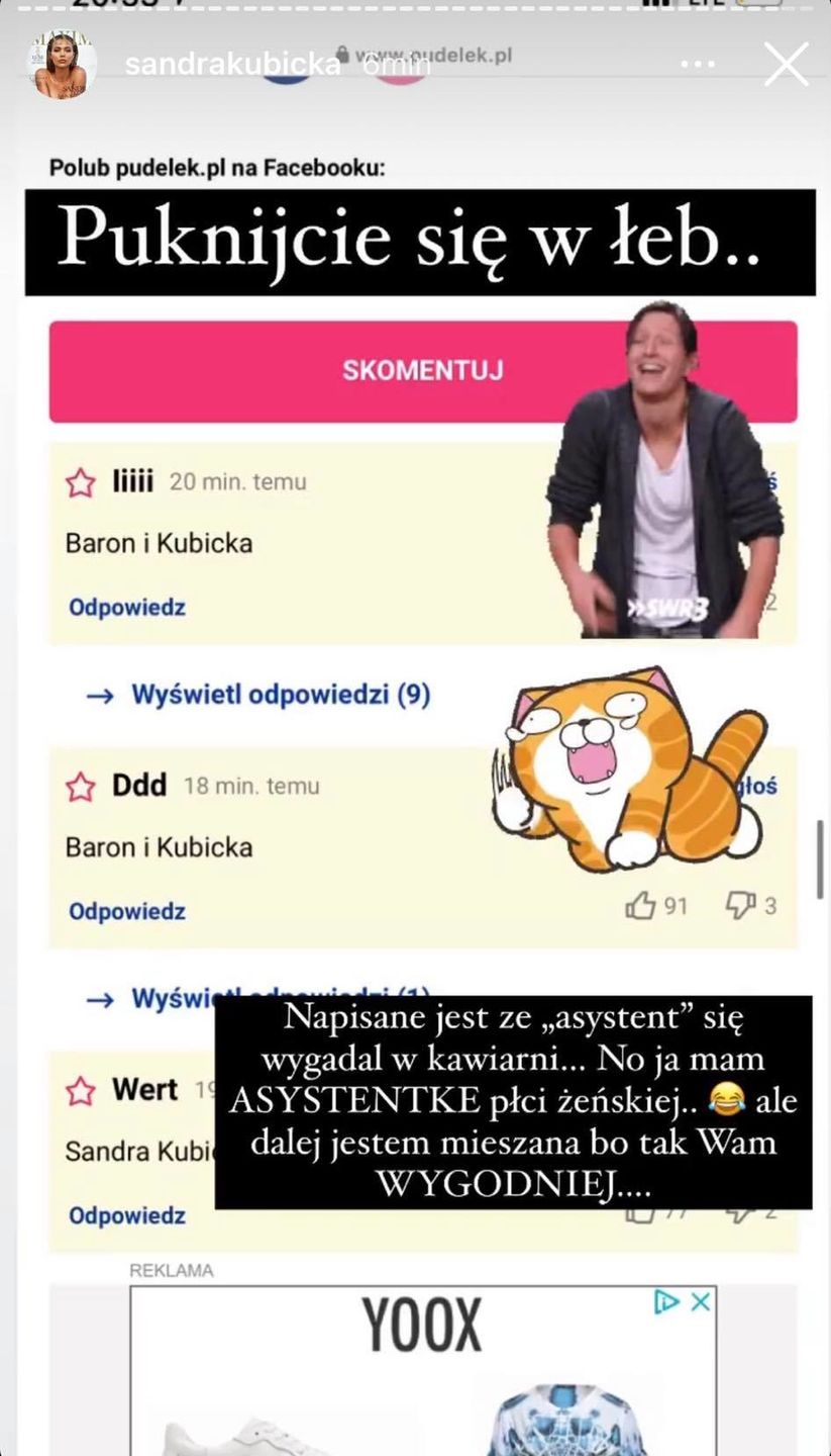 Sandra Kubicka zapewnia, że nie planuje udawanego ślubu