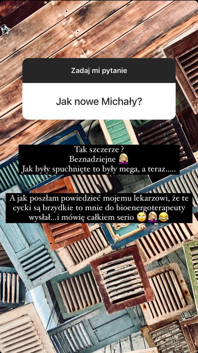 Blanka Lipińska narzeka na zabiegi z zakresu medycyny estetycznej