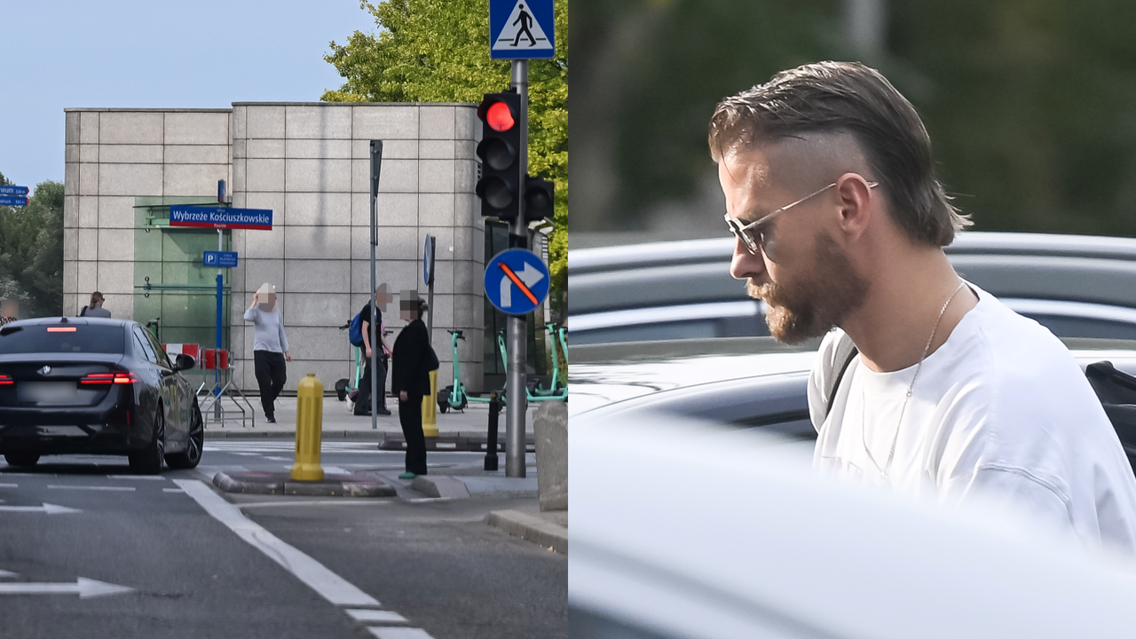 Sebastian Fabijański szarżuje po mieście czarnym BMW i przejeżdża na czerwonym świetle (WIDEO)