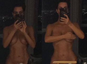 Kim Kardashian pokazała kolejne nagie selfie...