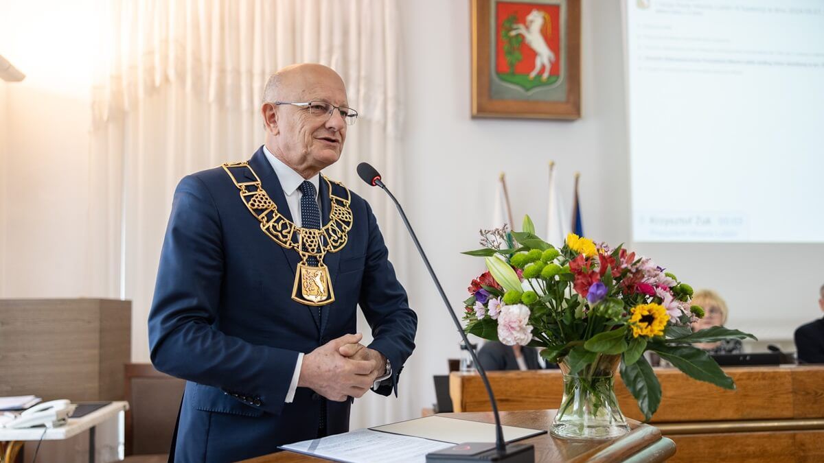Ślubowanie prezydenta Lublina Krzysztofa Żuka