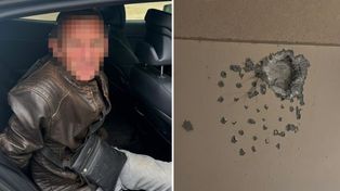 Toporkiem rozbijał ścianę garażu. Obywatel Serbii chciał dostać się do domu w Ostrołęce