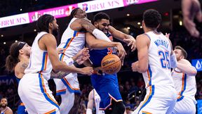 Knicks nie dotrzymali kroku mistrzom NBA. Jeremy Sochan tylko się przyglądał