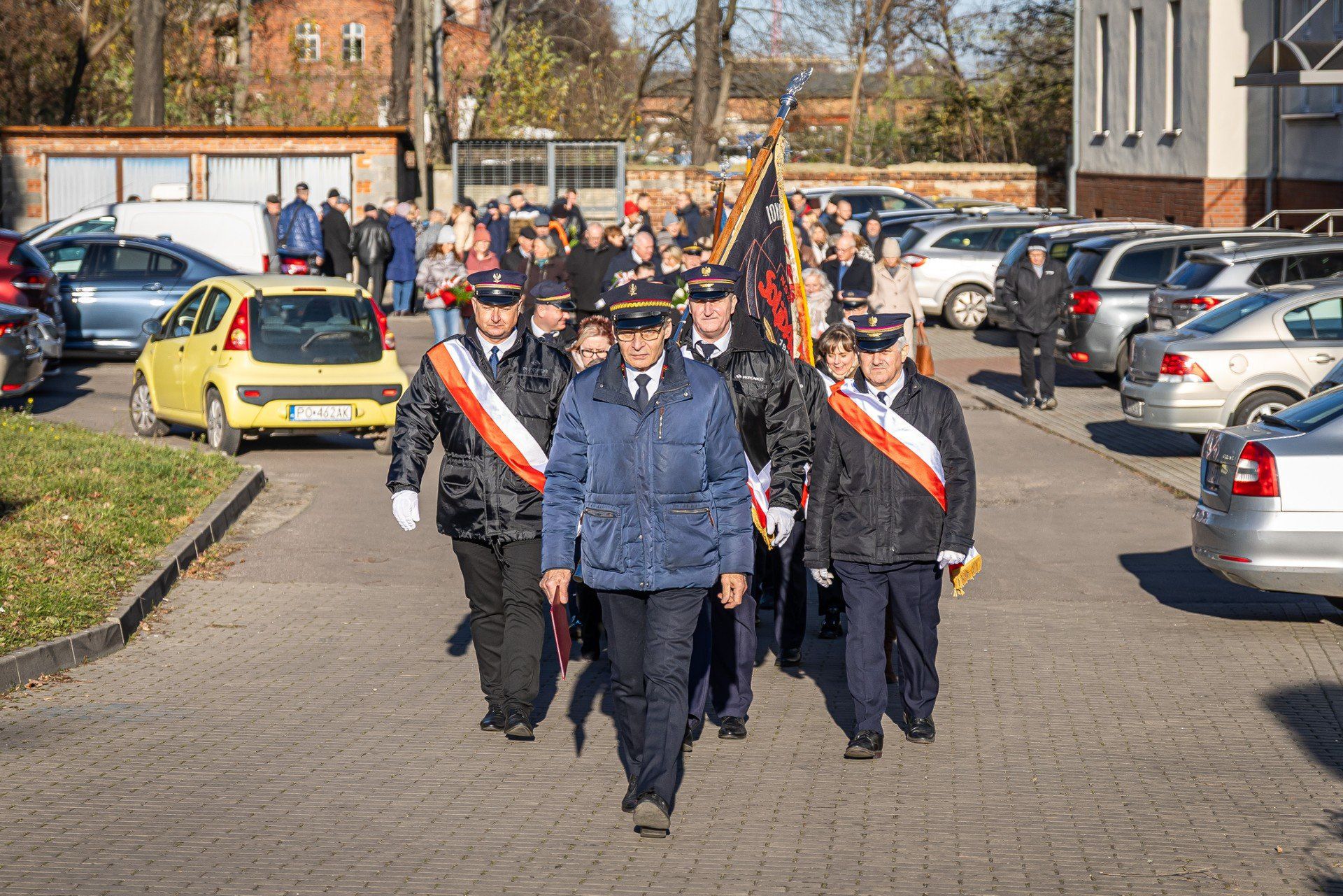 Obchody Święta Kolejarza 2025 przed siedzibą PKP Cargo w Poznaniu