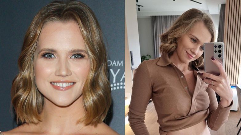 Agnieszka Kaczorowska chwali się FIGURĄ po ciąży