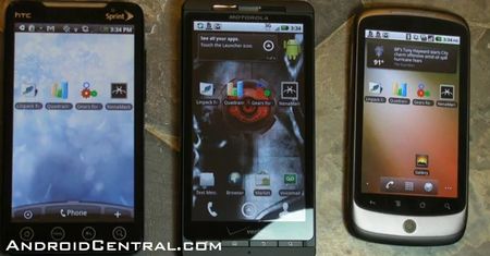 Motorola Droid X, HTC EVO 4G czy Nexus One z Froyo - porównanie wydajności [wideo]