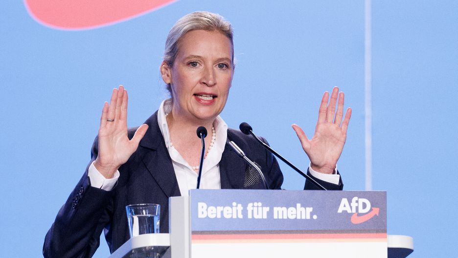 Konwencja partii AfD. Na zdjęciu szefowa AfD Alice Weidel 