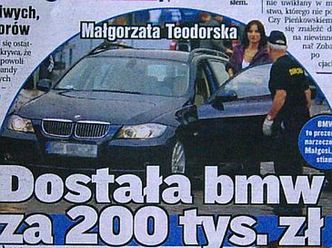 Teodorska i jej nowe BMW