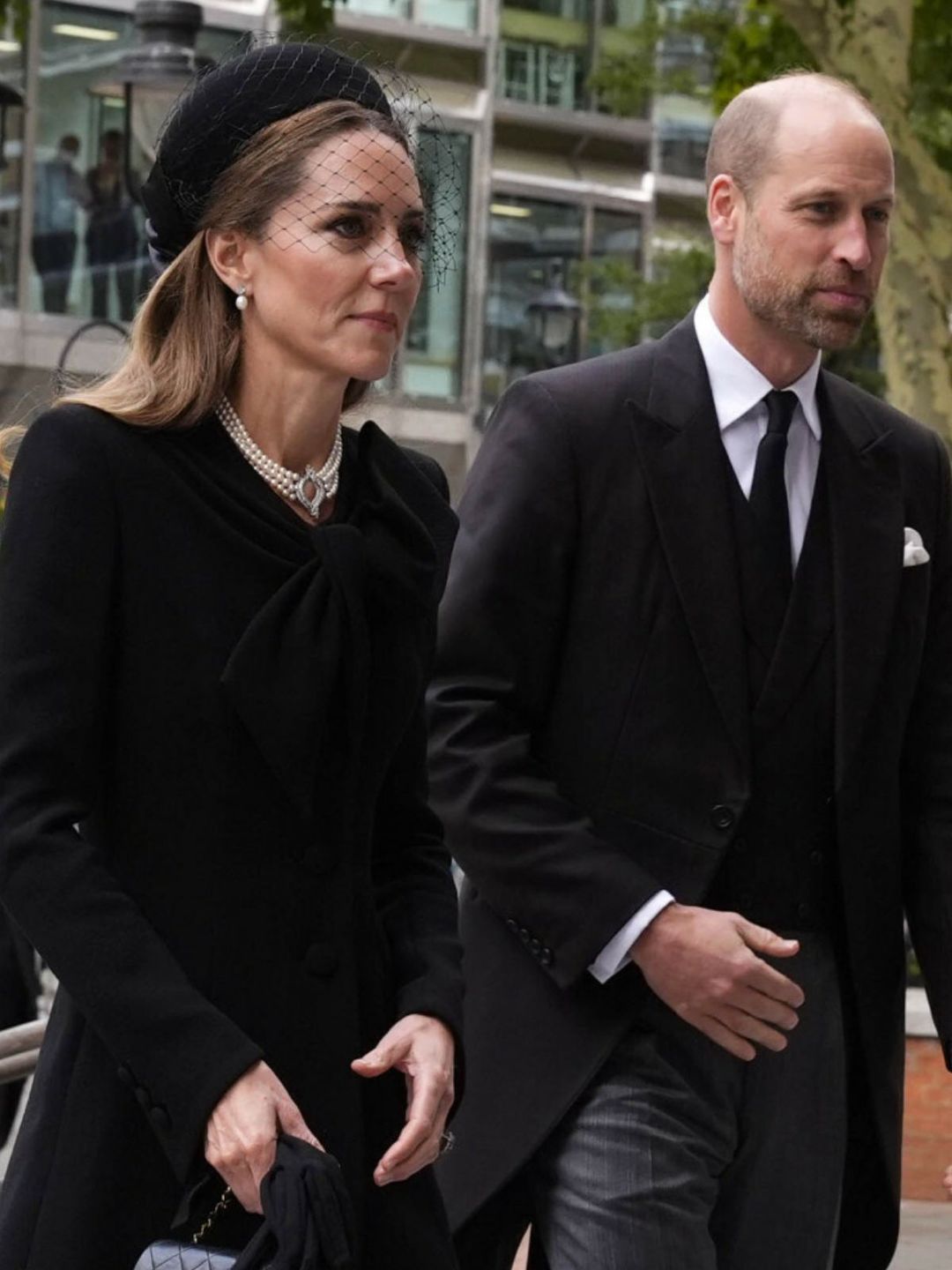 Księżna Kate i książę William na pogrzebie księżnej Kentu