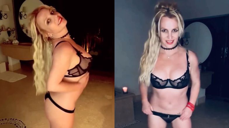 Britney Spears znów zrzuciła z siebie ubrania przed obiektywem